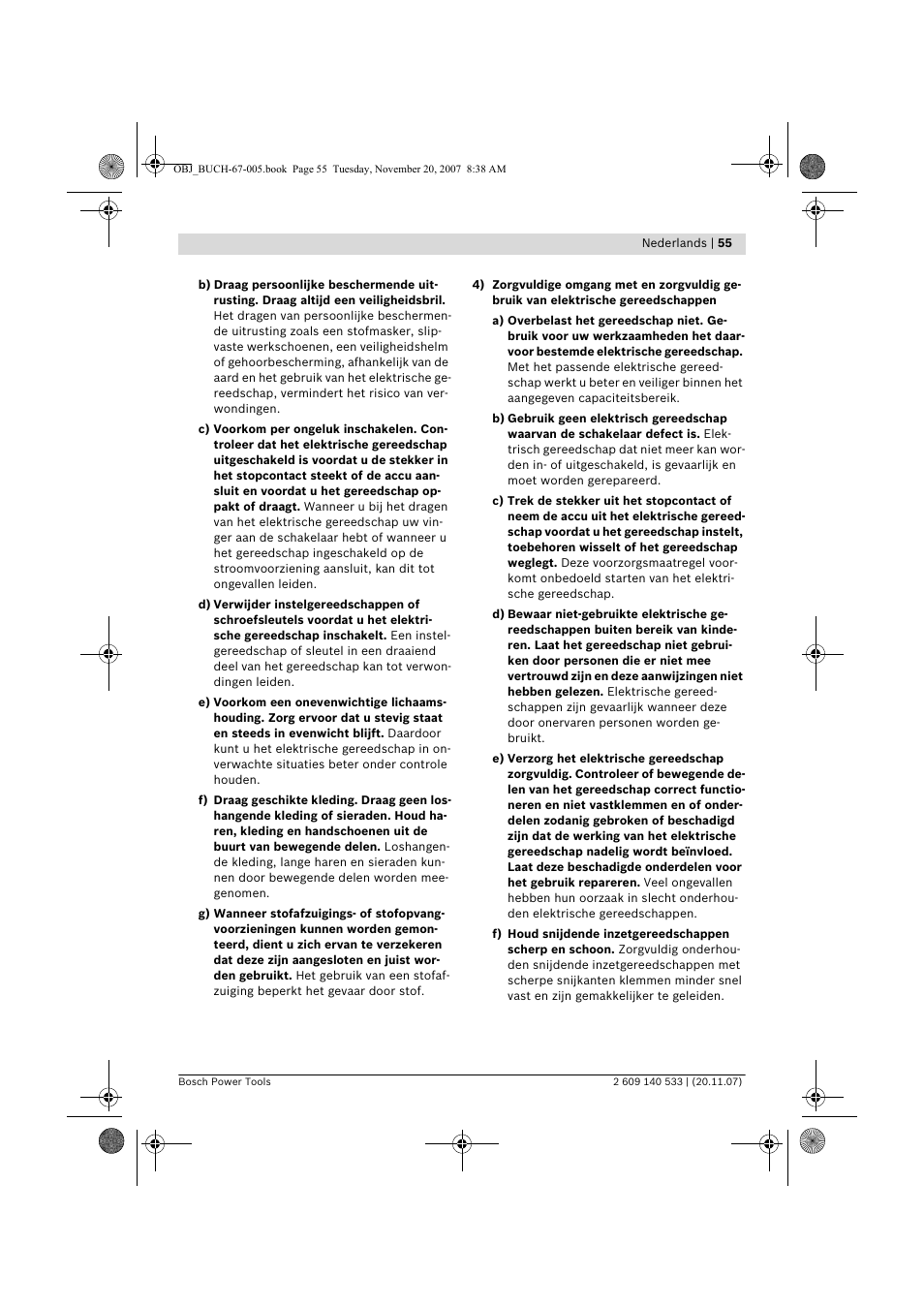 Bosch GSB 13 RE Professional User Manual | Page 55 / 210