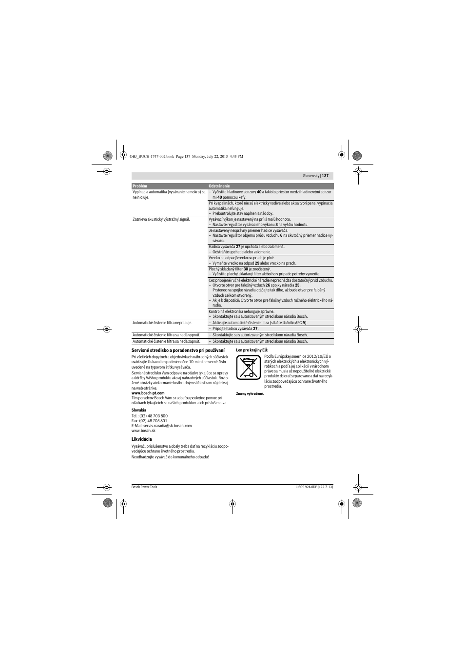 Bosch GAS 55 M AFC Professional User Manual | Page 137 / 264