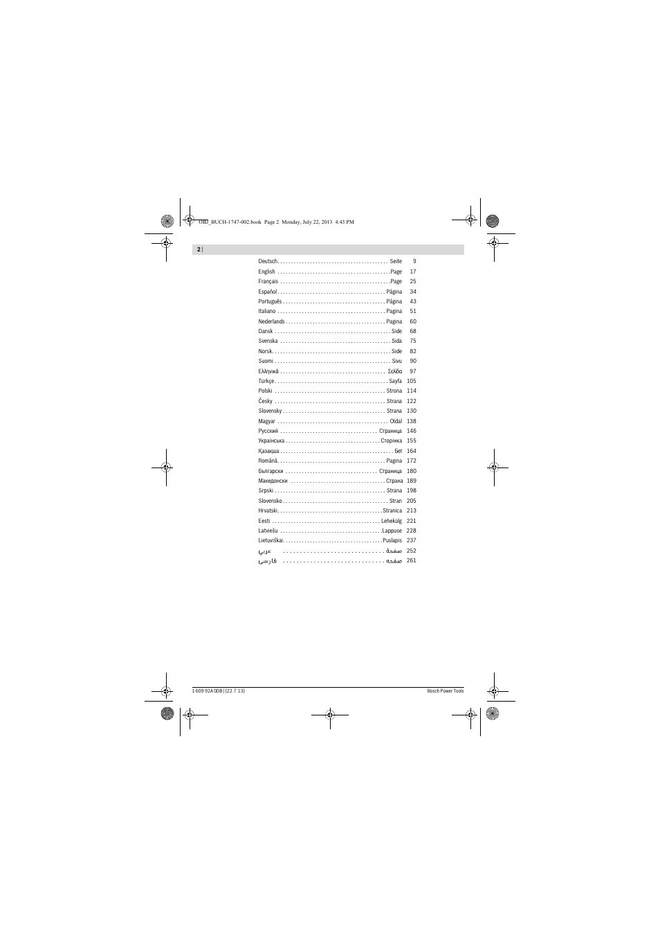 Bosch GAS 55 M AFC Professional User Manual | Page 2 / 264