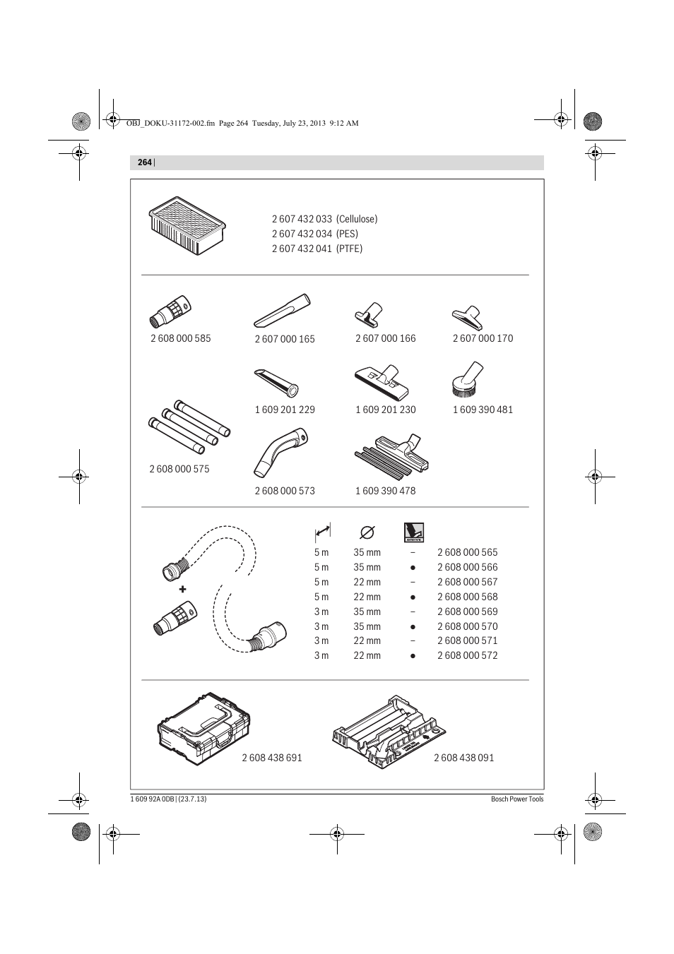 Bosch GAS 55 M AFC Professional User Manual | Page 264 / 264