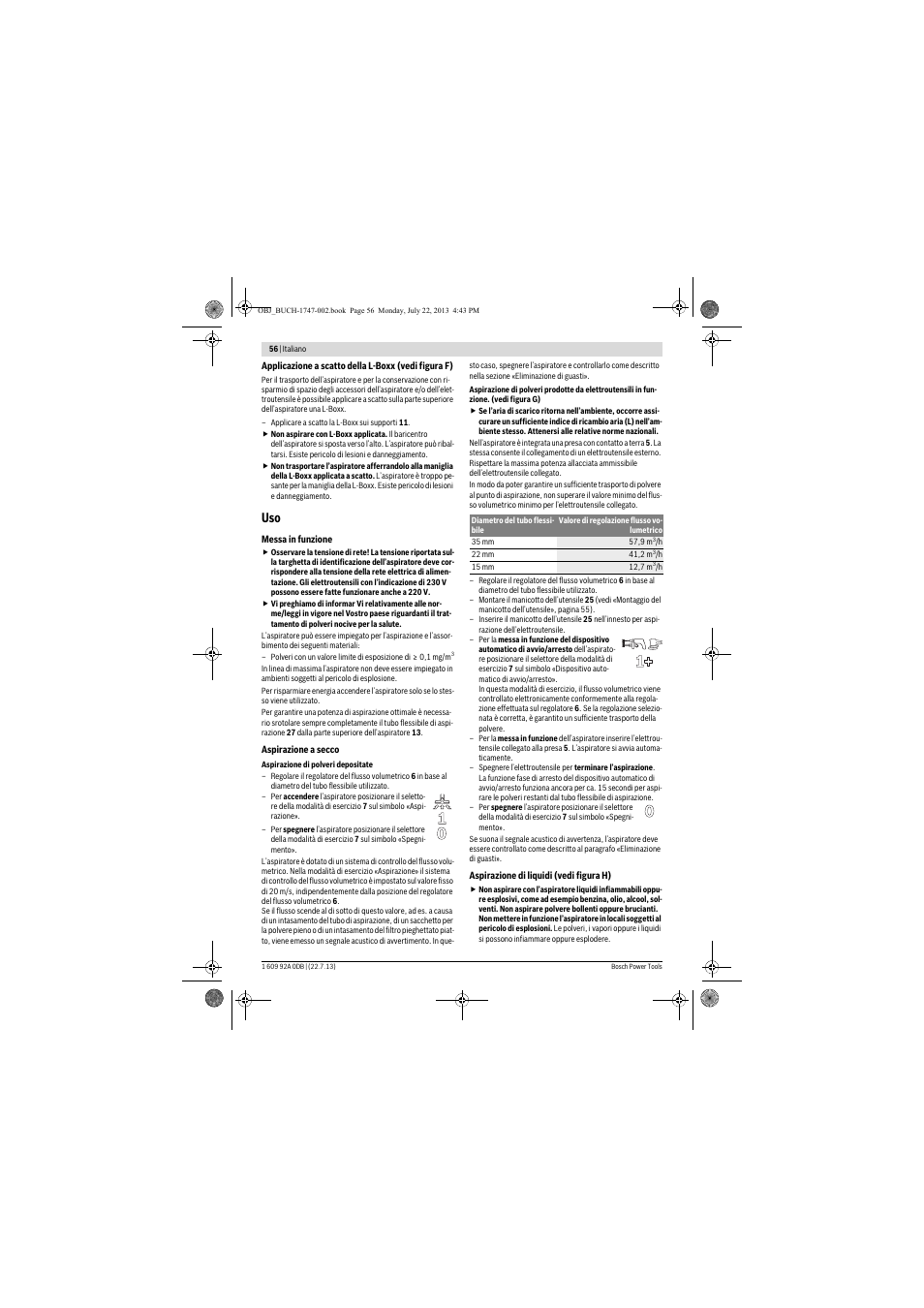 Bosch GAS 55 M AFC Professional User Manual | Page 56 / 264