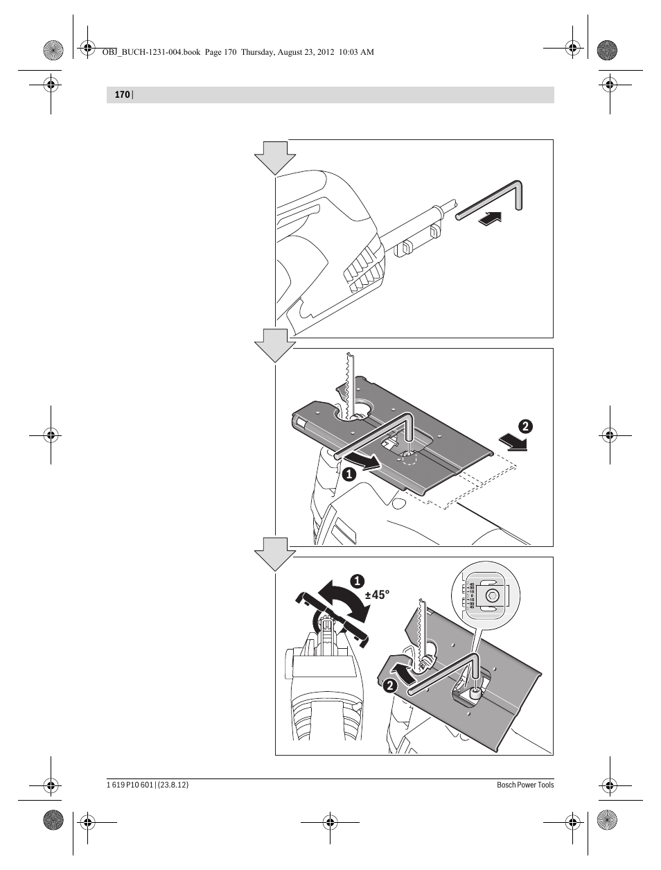 Bosch GST 90 E Professional User Manual | Page 170 / 178