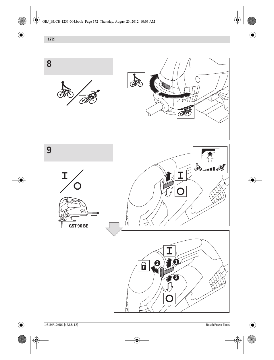 Bosch GST 90 E Professional User Manual | Page 172 / 178