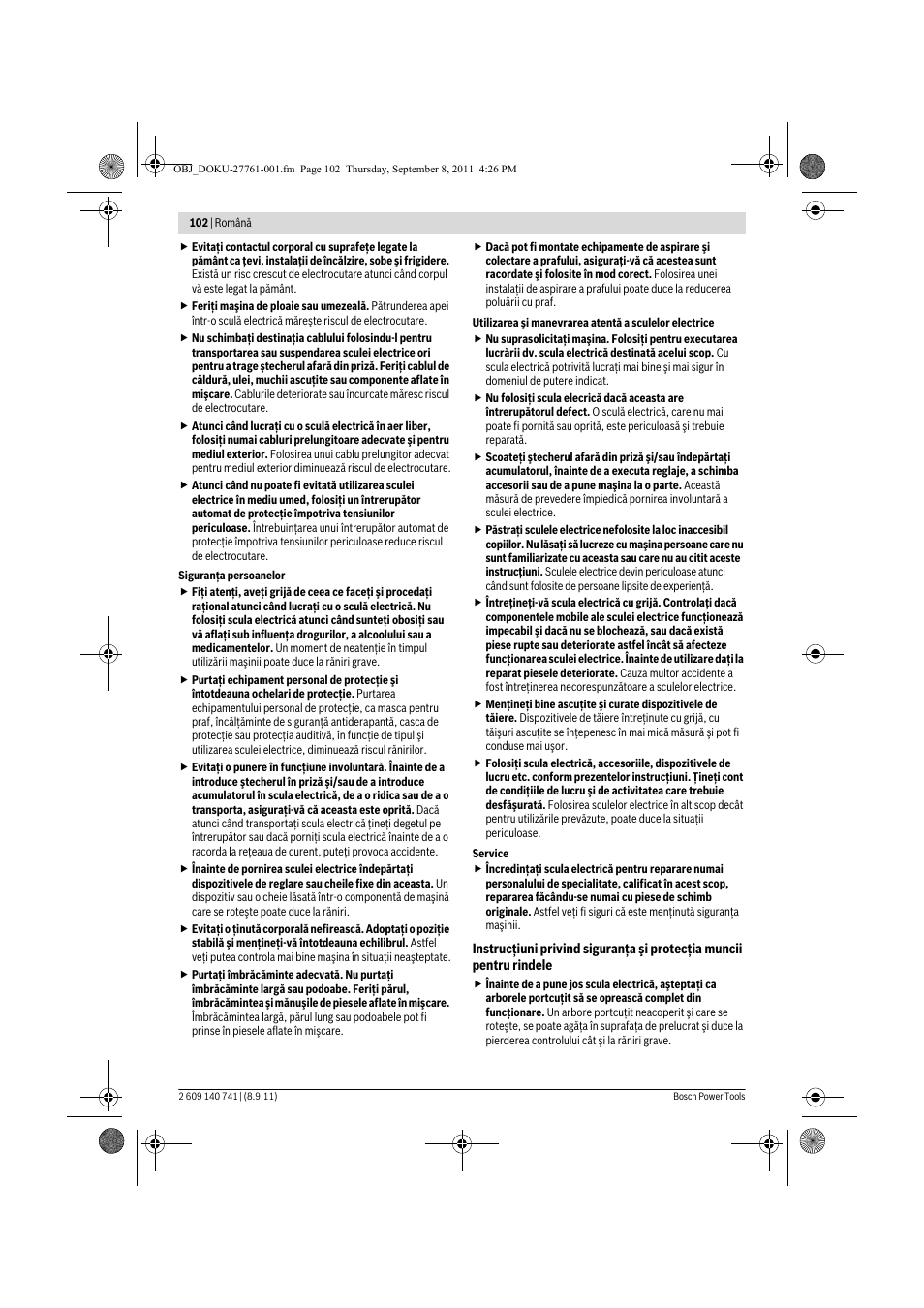 Bosch GHO 26-82 Professional User Manual | Page 102 / 142