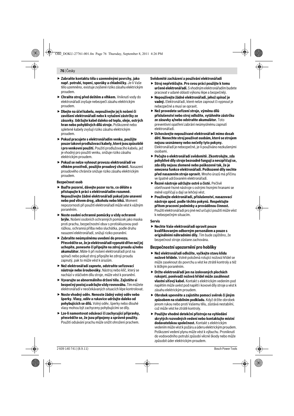 Bosch GHO 26-82 Professional User Manual | Page 76 / 142