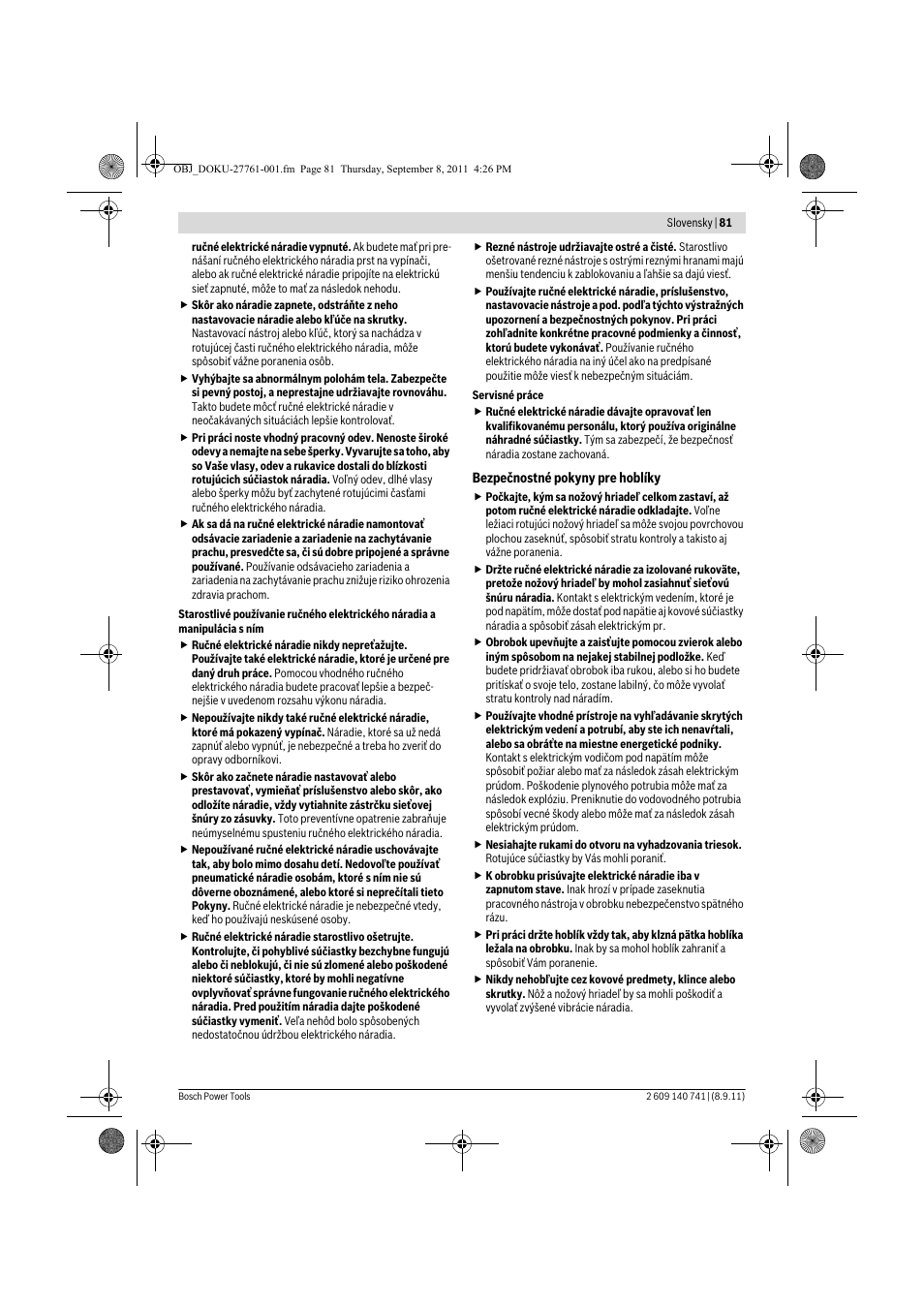 Bosch GHO 26-82 Professional User Manual | Page 81 / 142