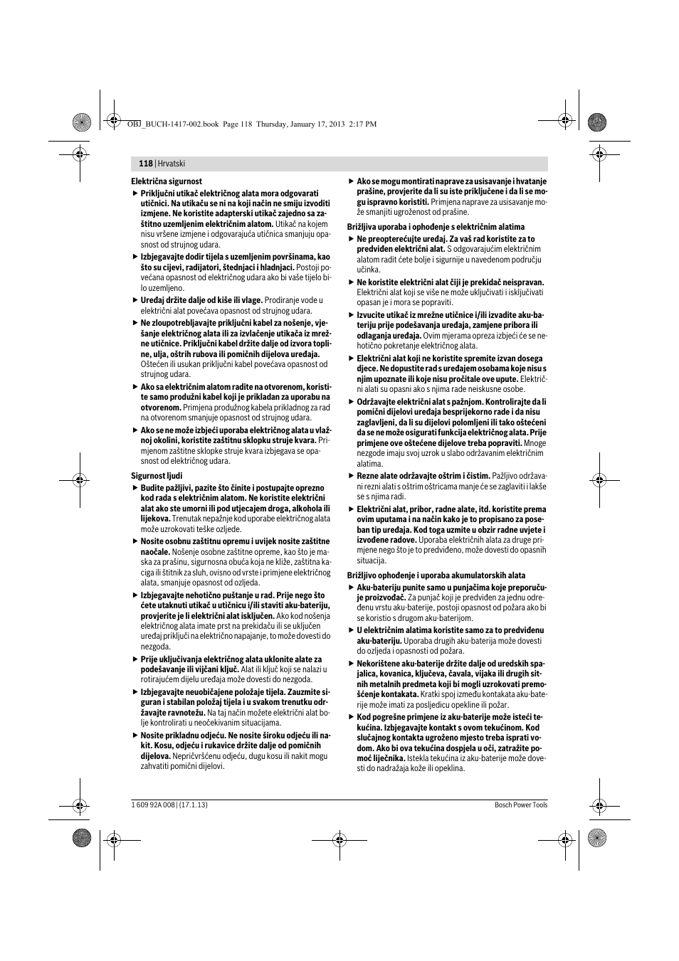 Bosch GUS 10,8 V-LI Professional User Manual | Page 118 / 145