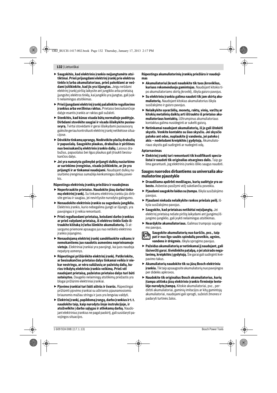 Bosch GUS 10,8 V-LI Professional User Manual | Page 132 / 145