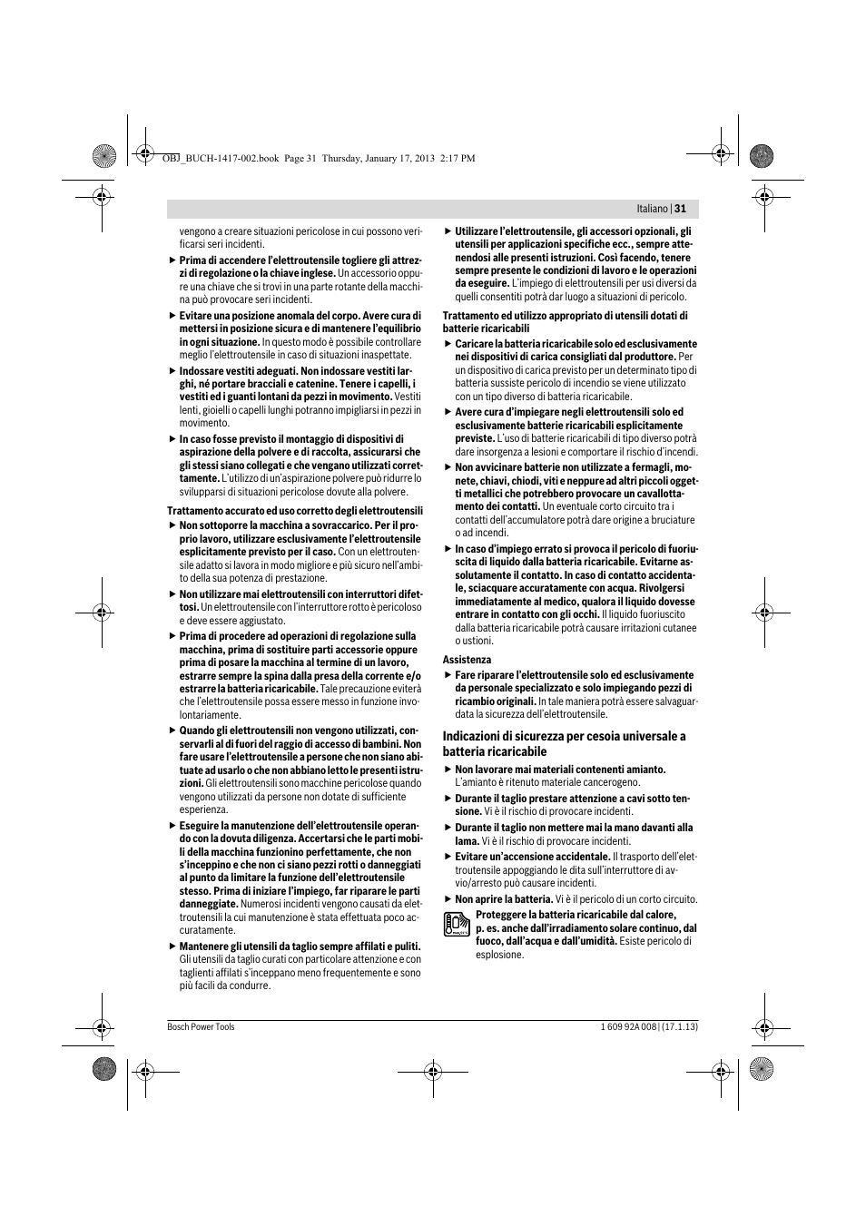 Bosch GUS 10,8 V-LI Professional User Manual | Page 31 / 145