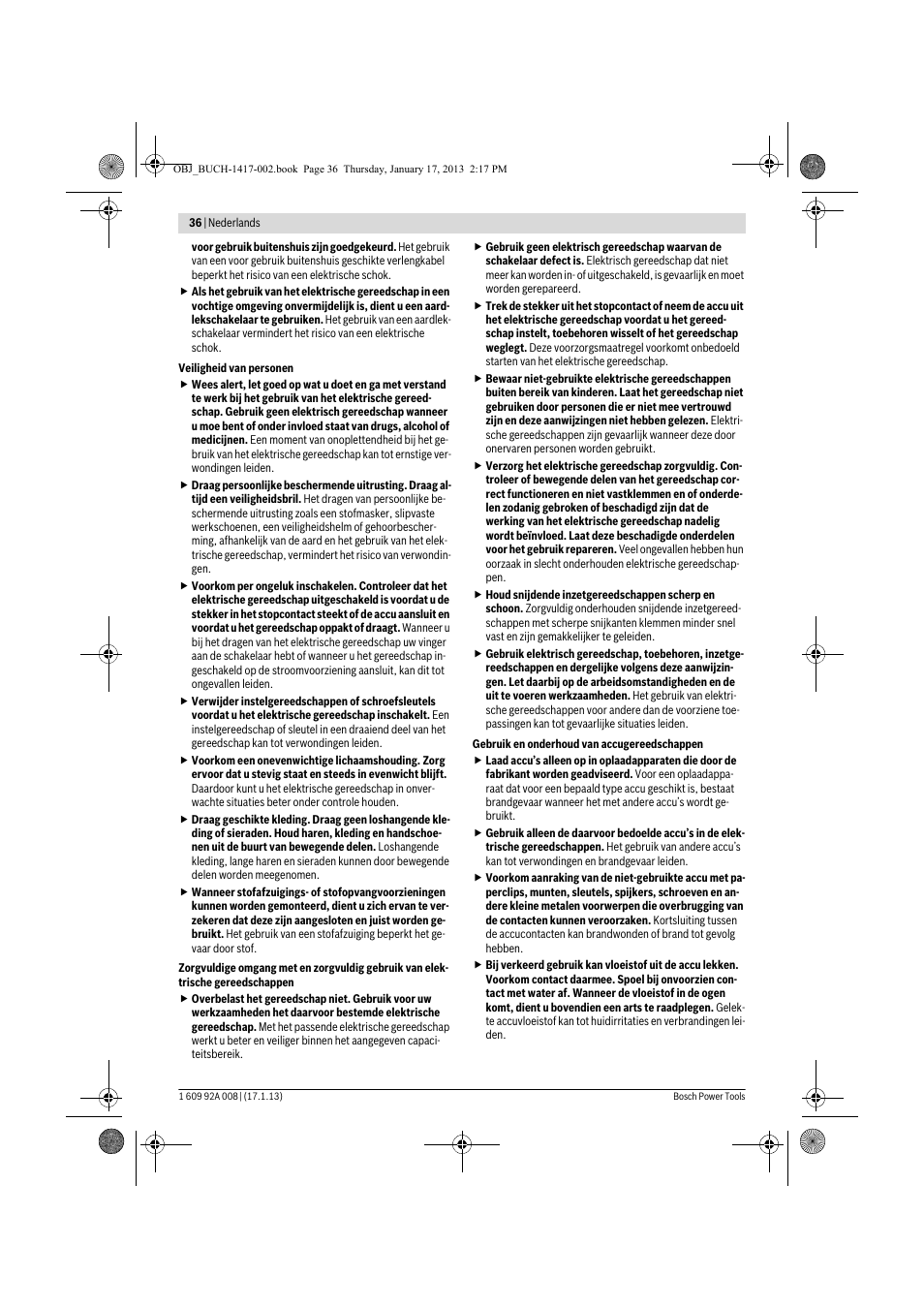 Bosch GUS 10,8 V-LI Professional User Manual | Page 36 / 145