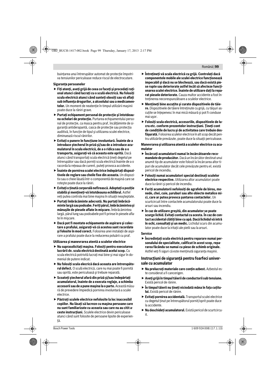 Bosch GUS 10,8 V-LI Professional User Manual | Page 99 / 145