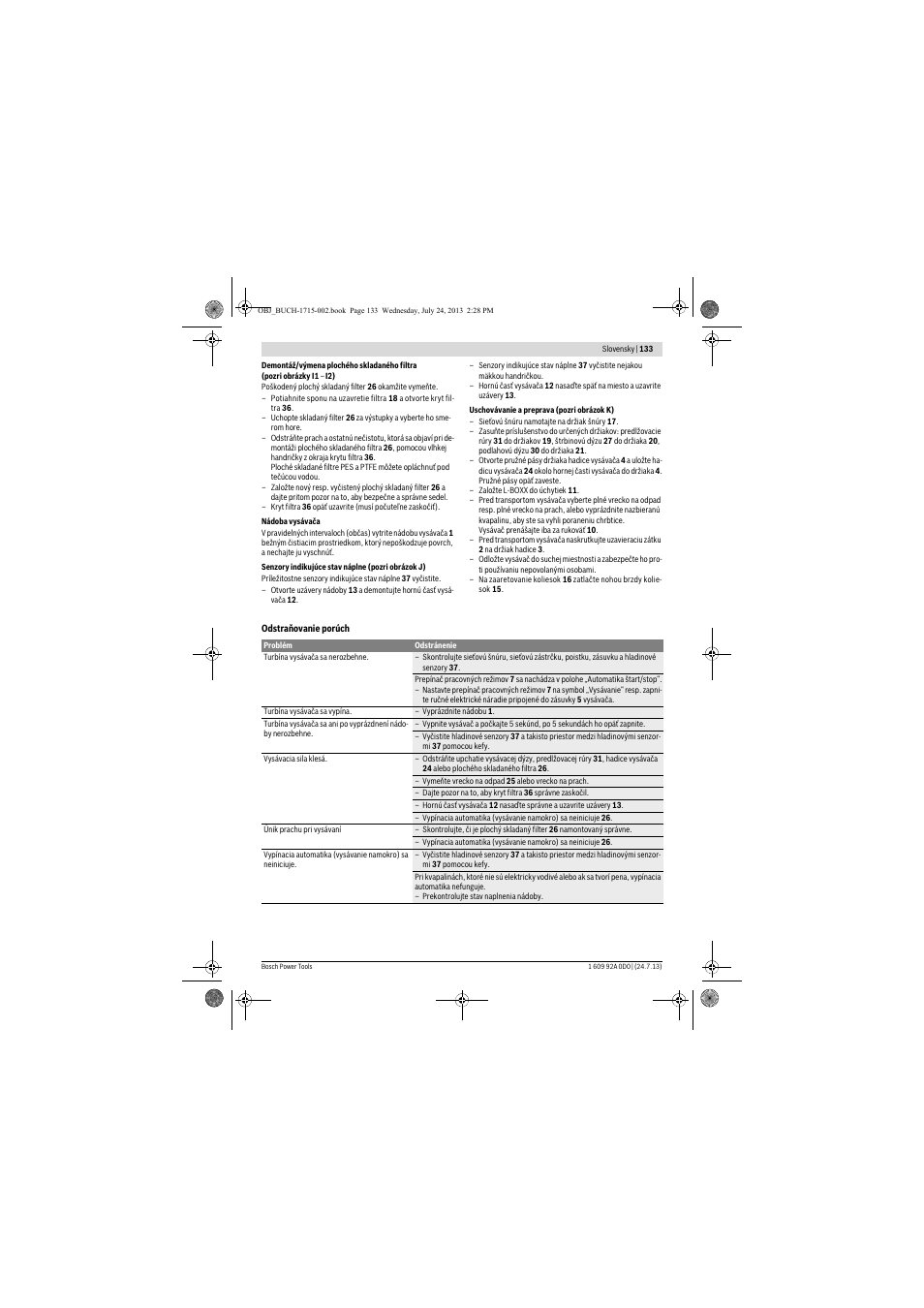 Bosch GAS 35 M AFC Professional User Manual | Page 133 / 258