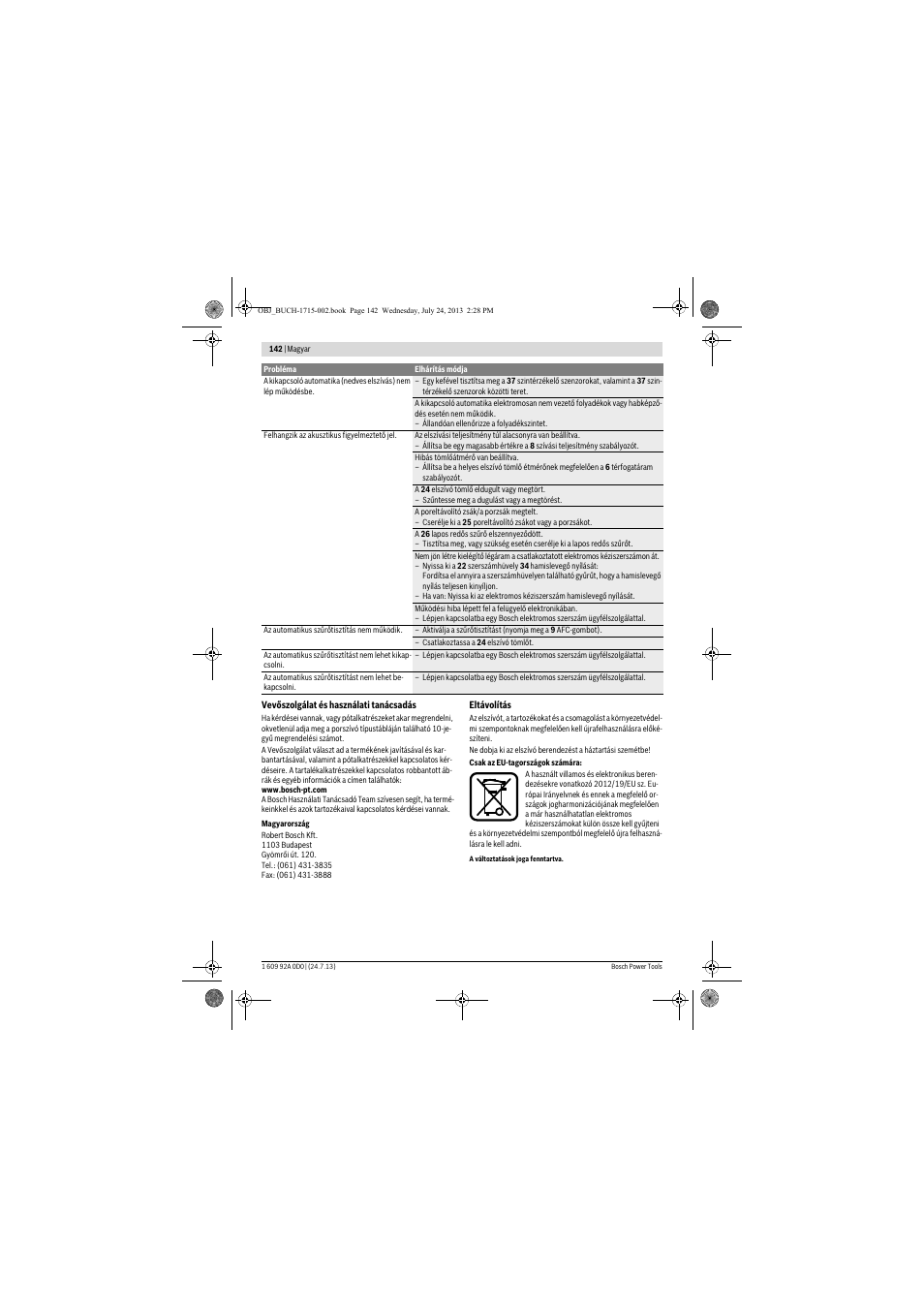 Bosch GAS 35 M AFC Professional User Manual | Page 142 / 258