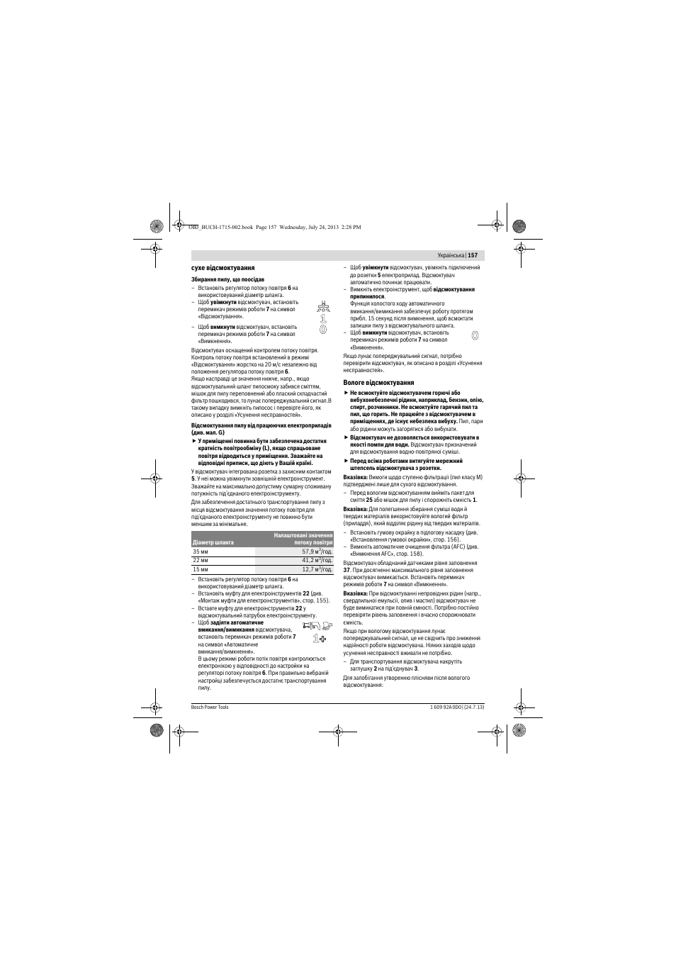 Bosch GAS 35 M AFC Professional User Manual | Page 157 / 258