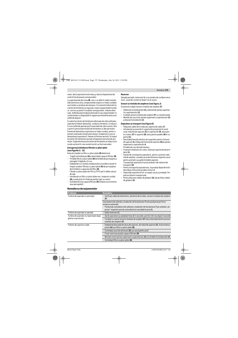 Bosch GAS 35 M AFC Professional User Manual | Page 175 / 258