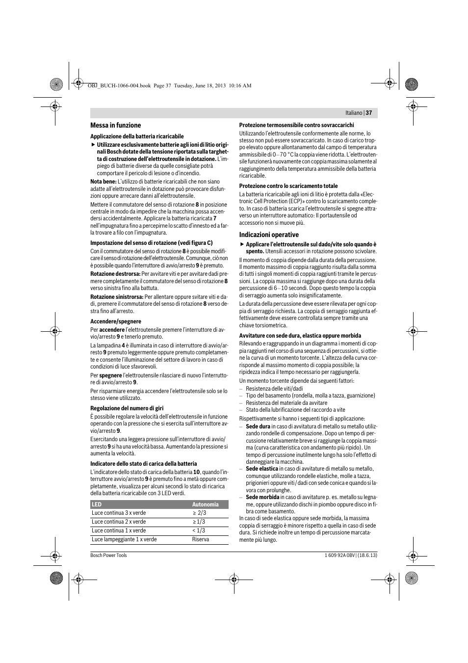 Bosch GDR 10,8-LI Professional User Manual | Page 37 / 171