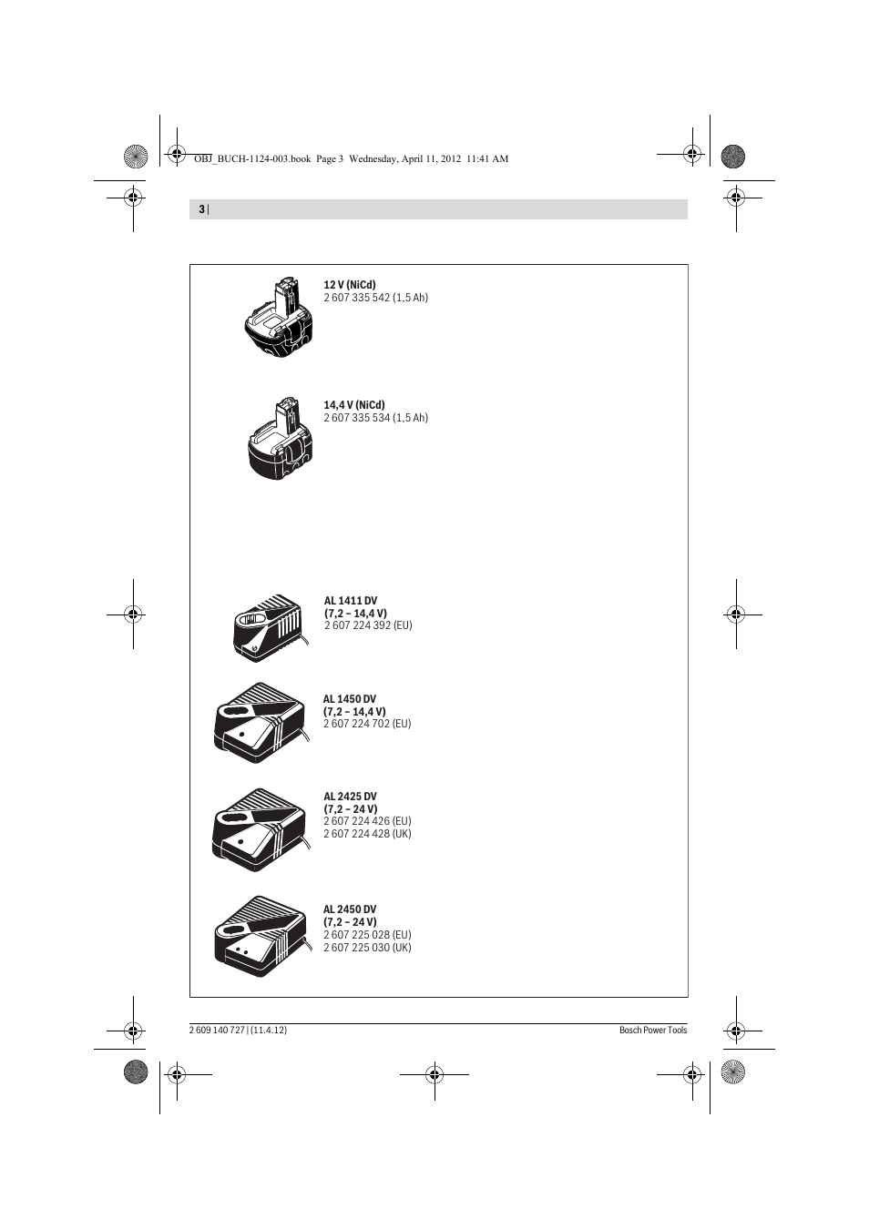 Bosch GSB 12-2 Professional User Manual | Page 3 / 157