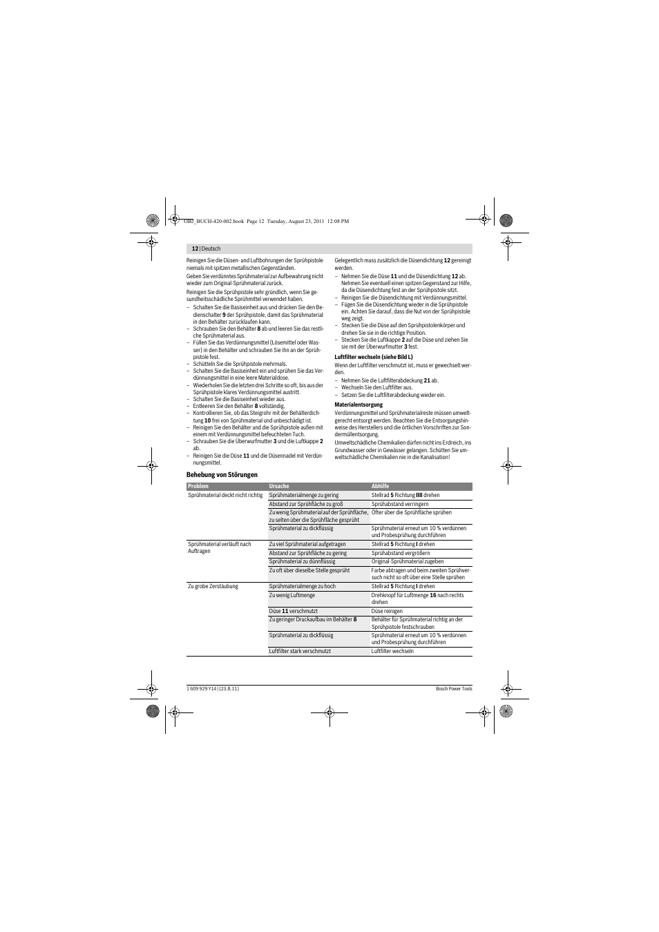 Bosch PFS 105 E User Manual | Page 12 / 193