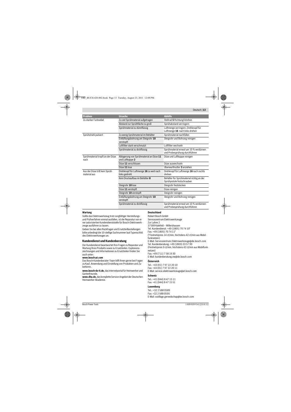 Bosch PFS 105 E User Manual | Page 13 / 193