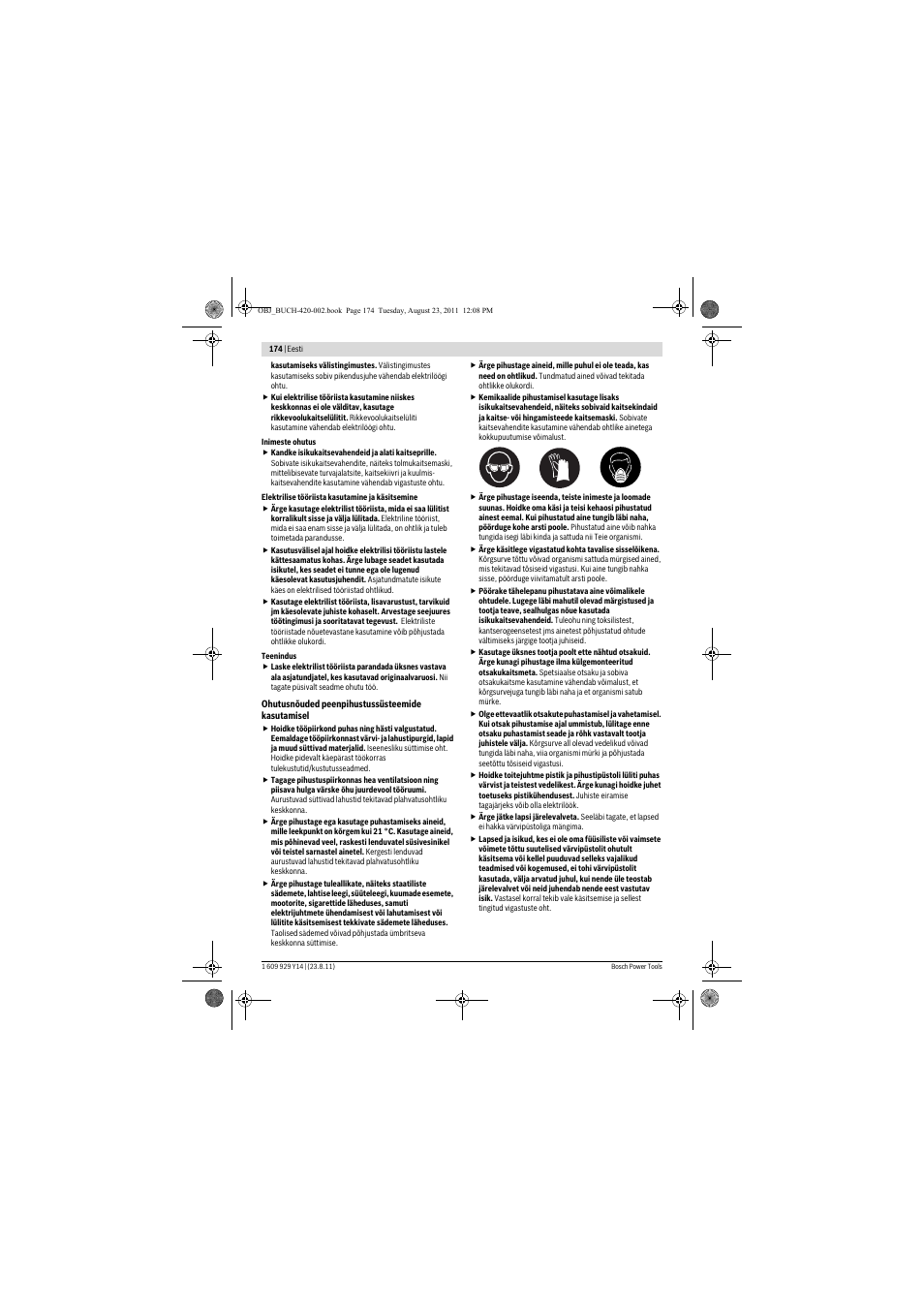 Bosch PFS 105 E User Manual | Page 174 / 193