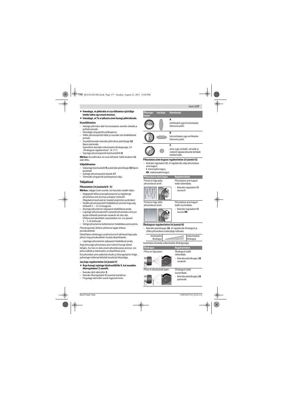 Bosch PFS 105 E User Manual | Page 177 / 193