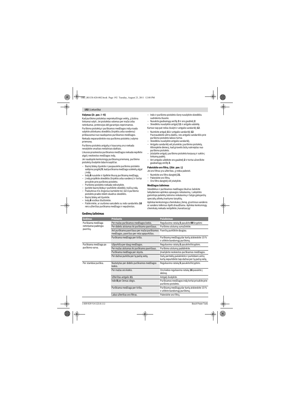 Bosch PFS 105 E User Manual | Page 192 / 193