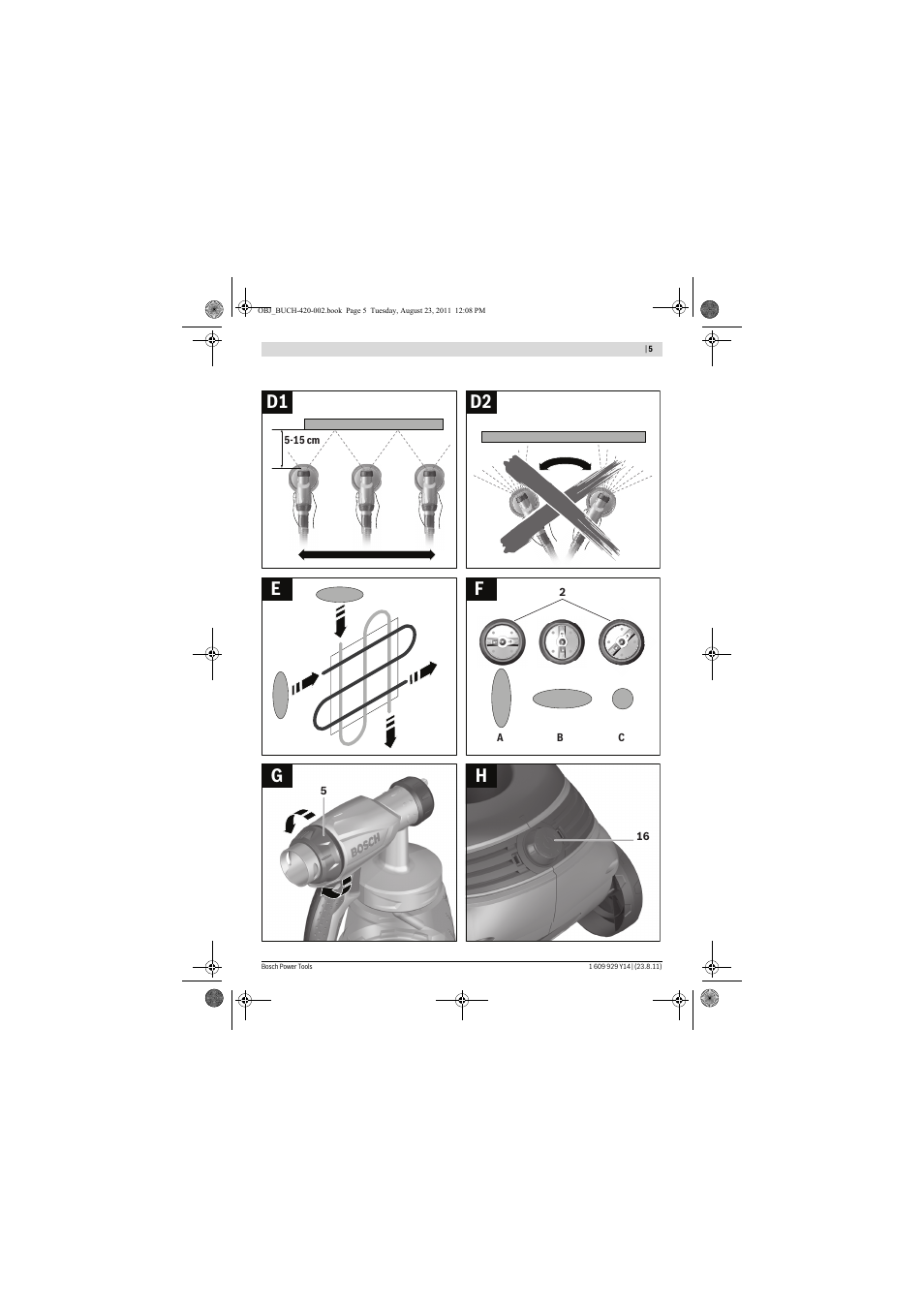 Bosch PFS 105 E User Manual | Page 5 / 193