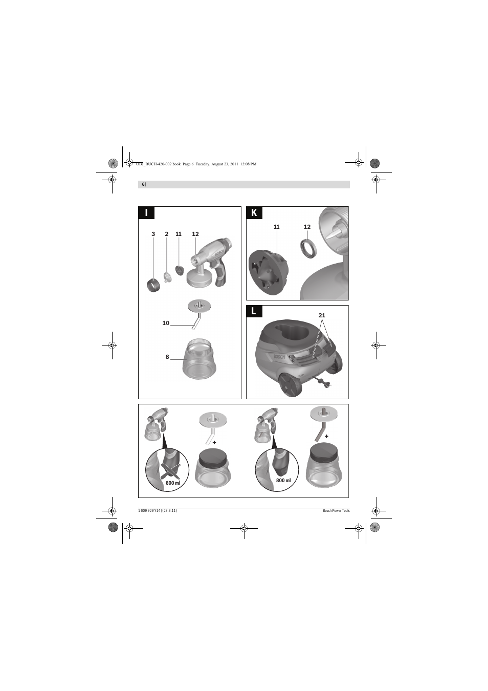 Lk i | Bosch PFS 105 E User Manual | Page 6 / 193