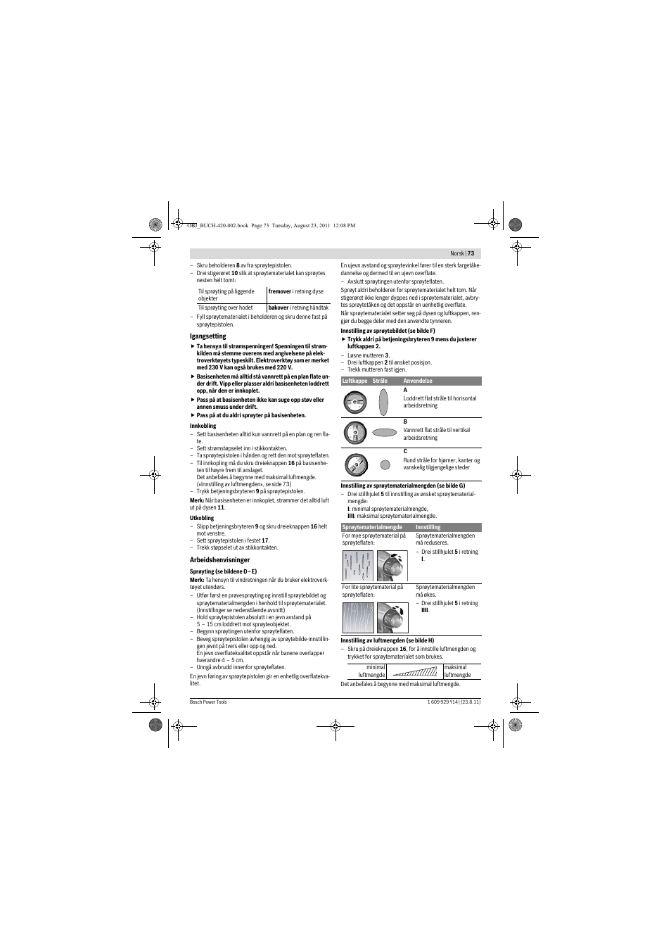 Bosch PFS 105 E User Manual | Page 73 / 193