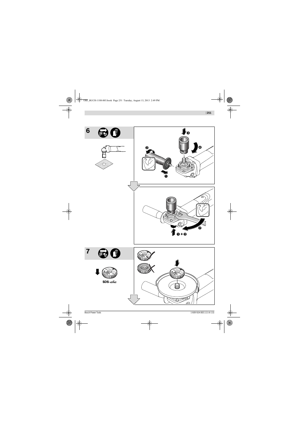 Bosch GWS 7-125 Professional User Manual | Page 251 / 257