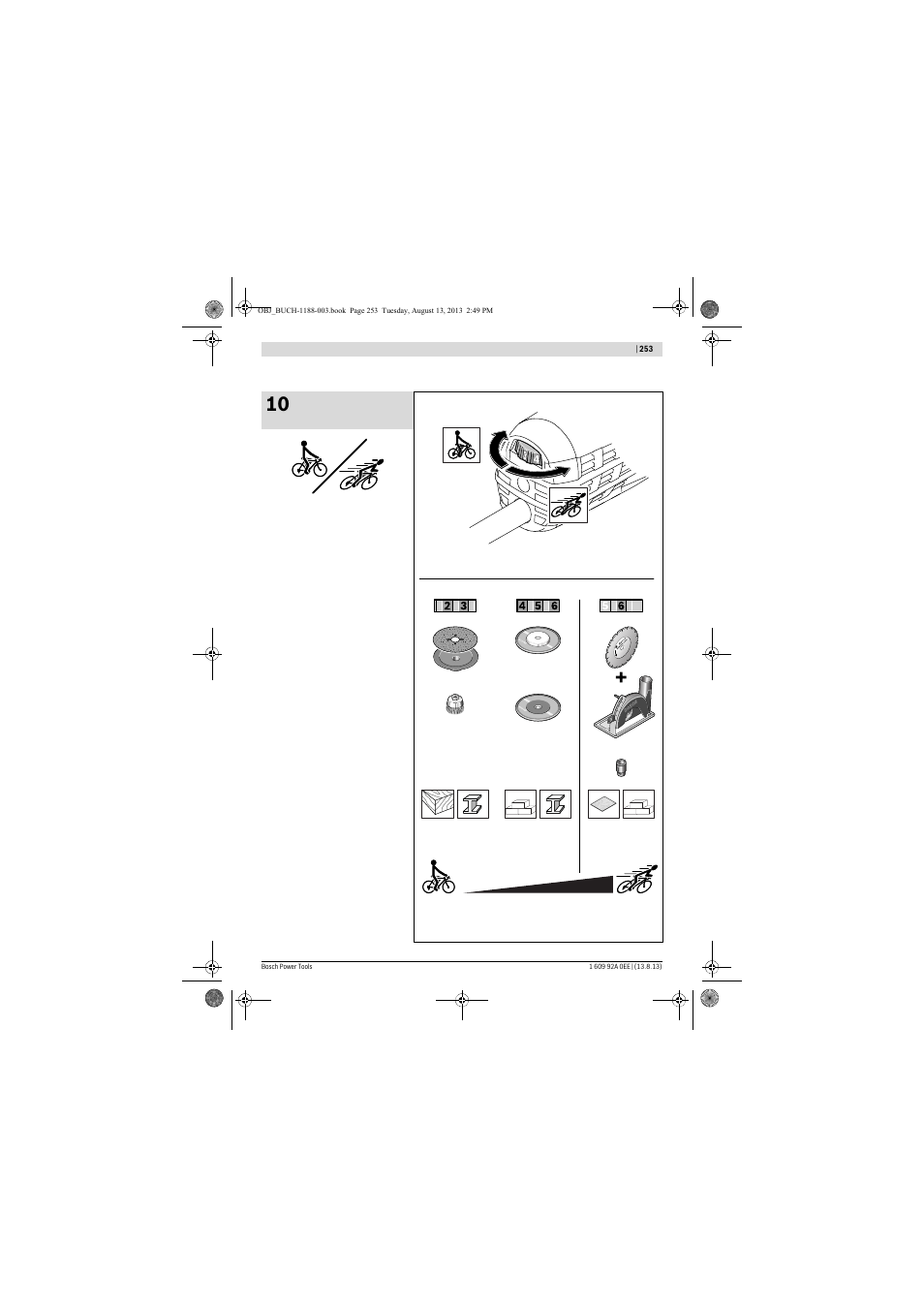 Bosch GWS 7-125 Professional User Manual | Page 253 / 257