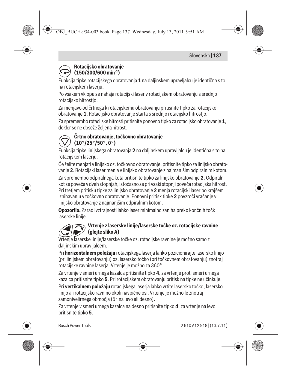 Bosch RC 1 Professional User Manual | Page 137 / 188
