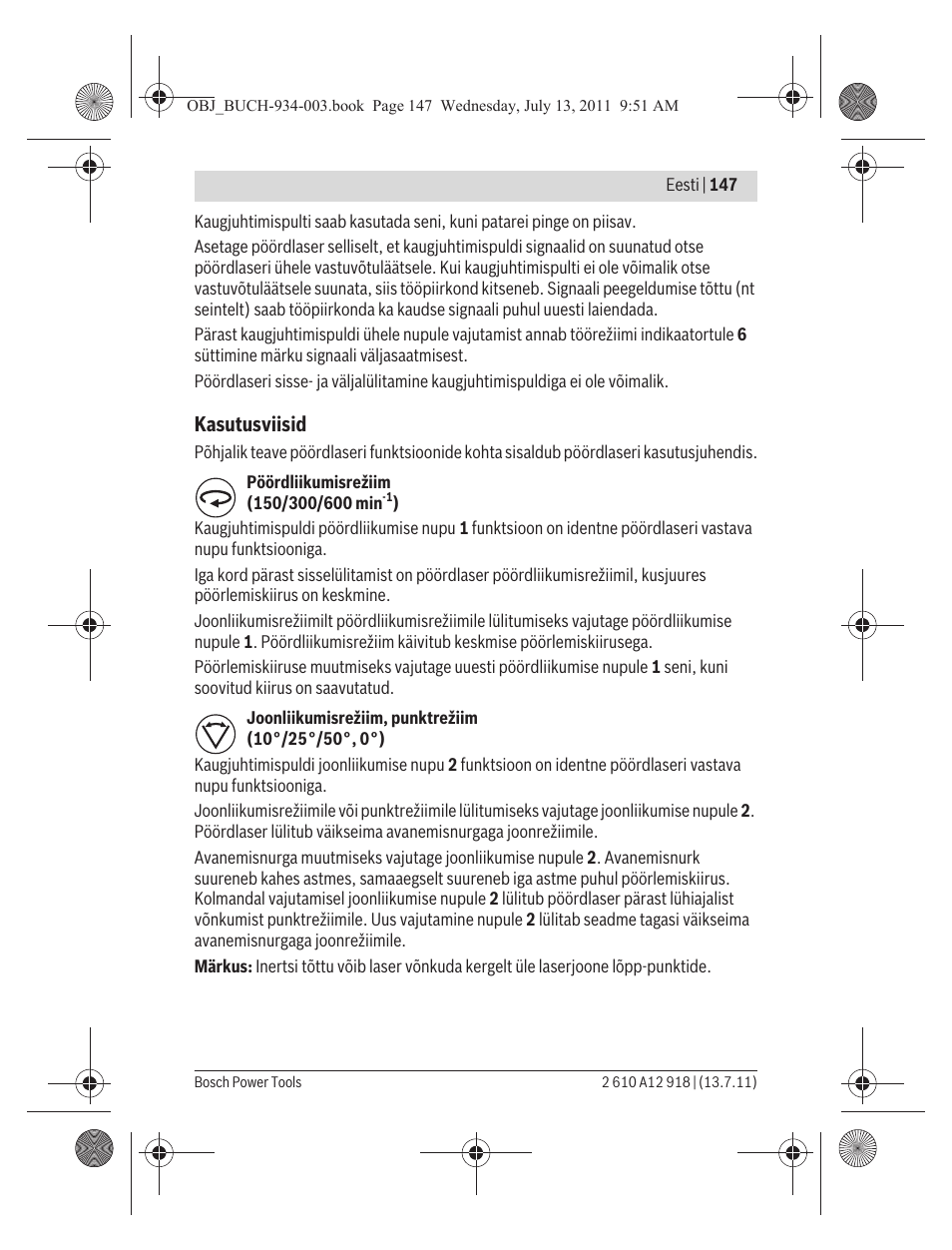 Bosch RC 1 Professional User Manual | Page 147 / 188