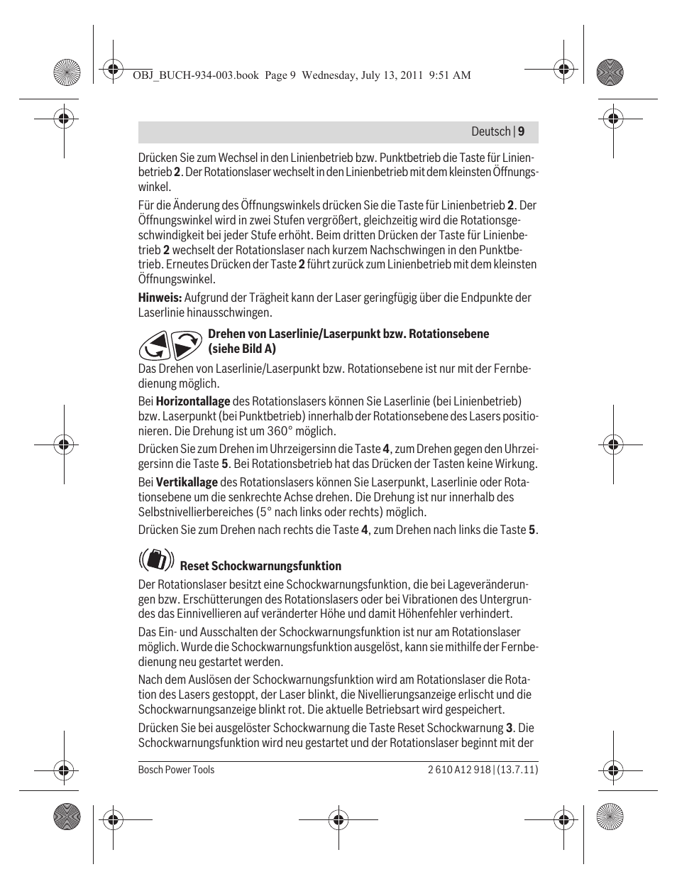 Bosch RC 1 Professional User Manual | Page 9 / 188