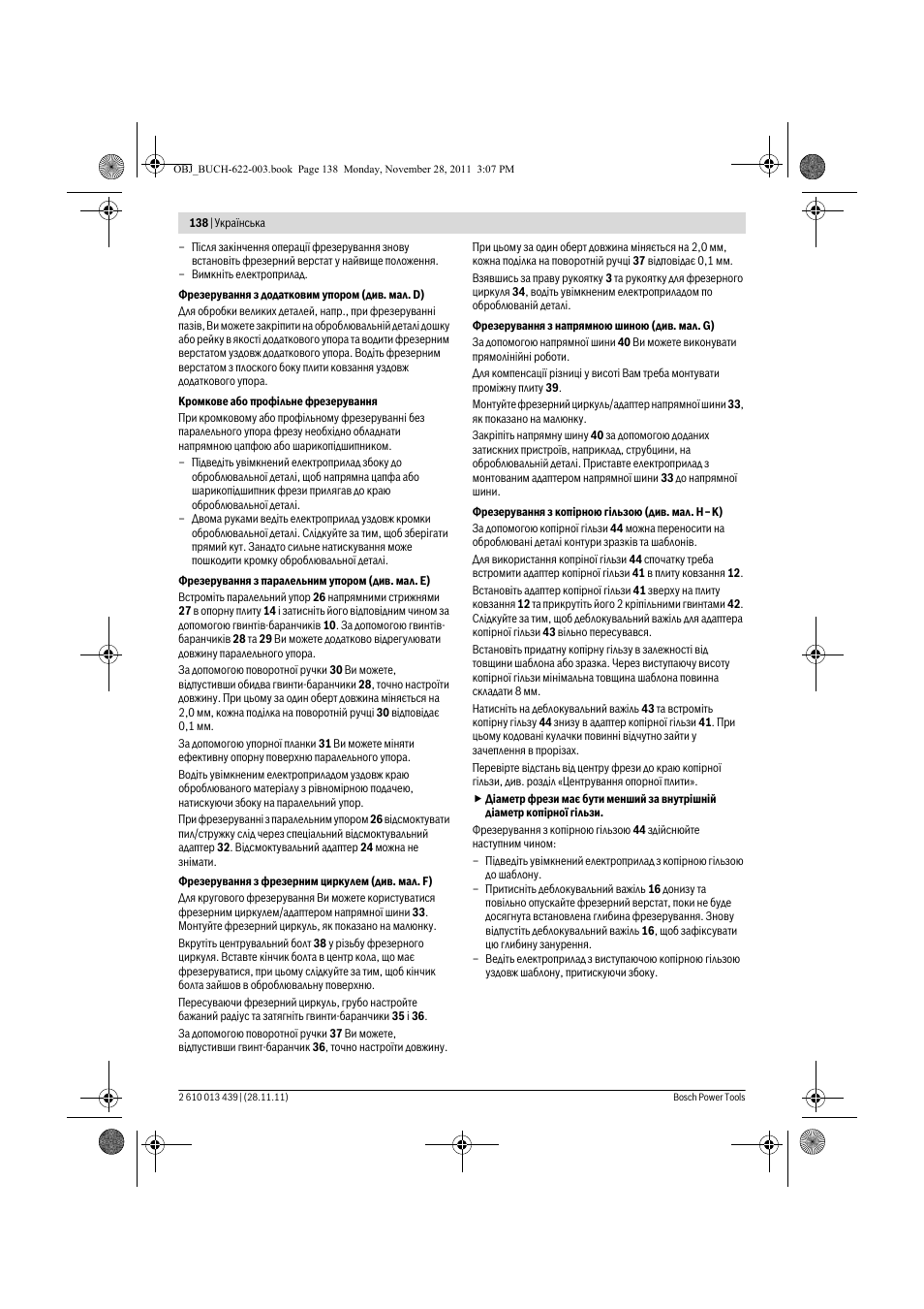 Bosch GOF 2000 CE Professional User Manual | Page 138 / 210