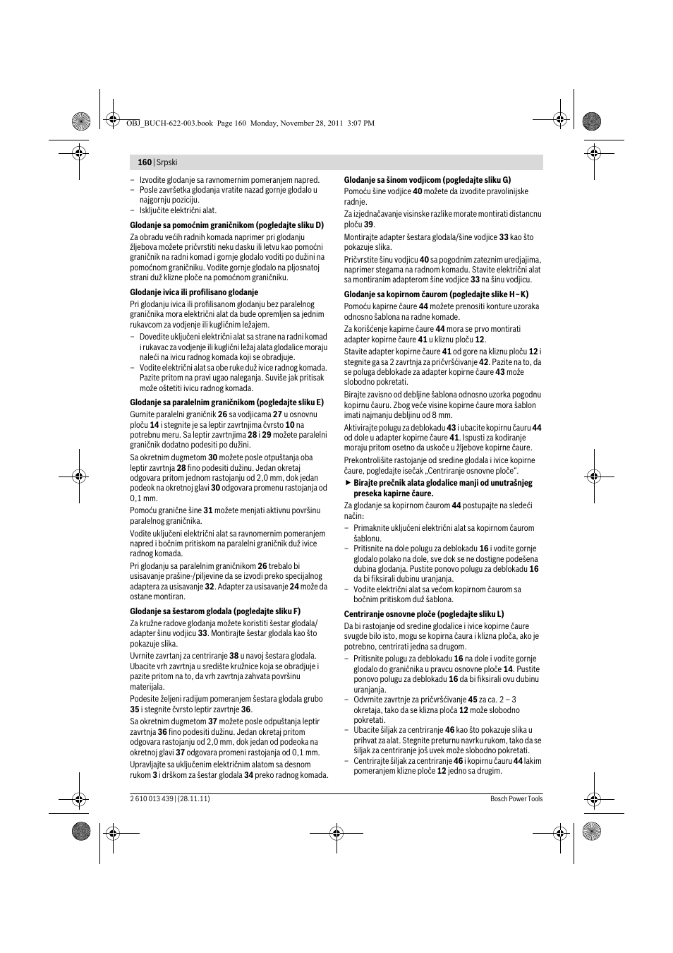 Bosch GOF 2000 CE Professional User Manual | Page 160 / 210