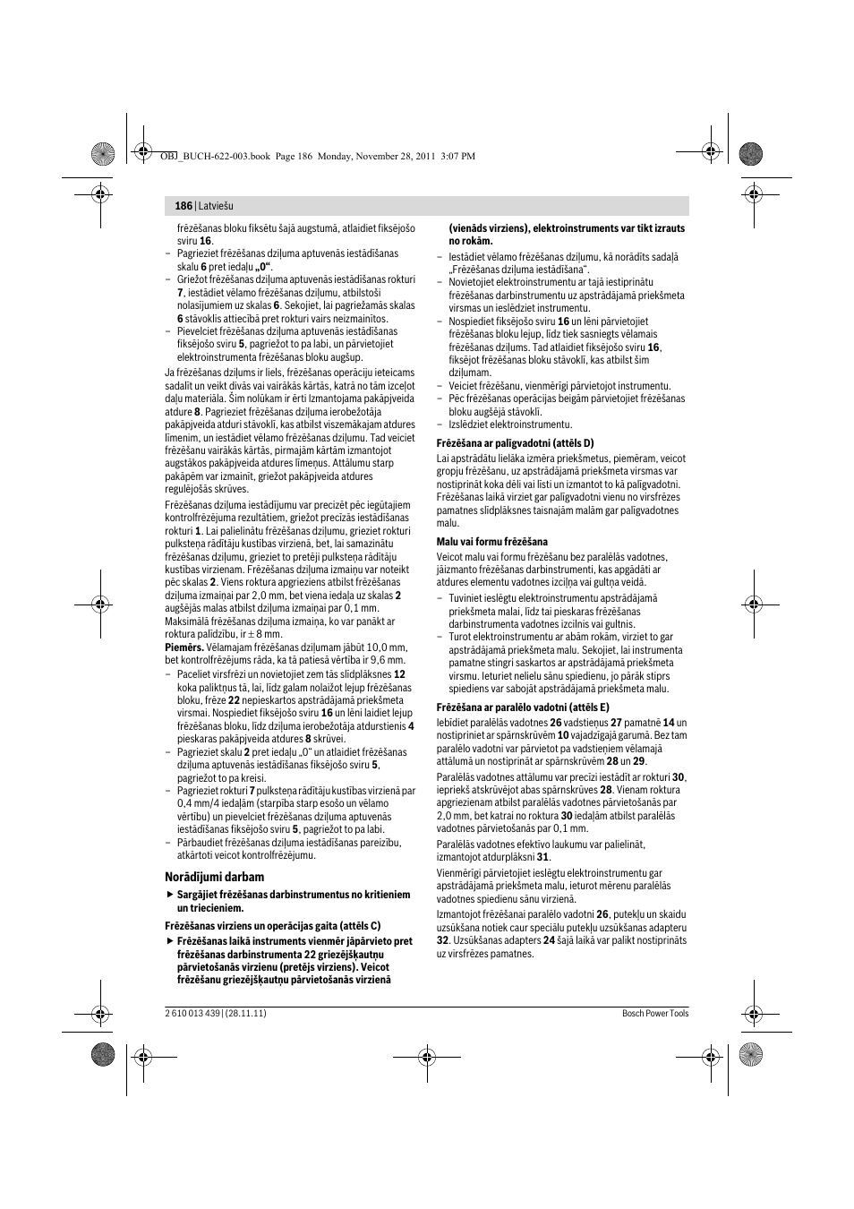 Bosch GOF 2000 CE Professional User Manual | Page 186 / 210