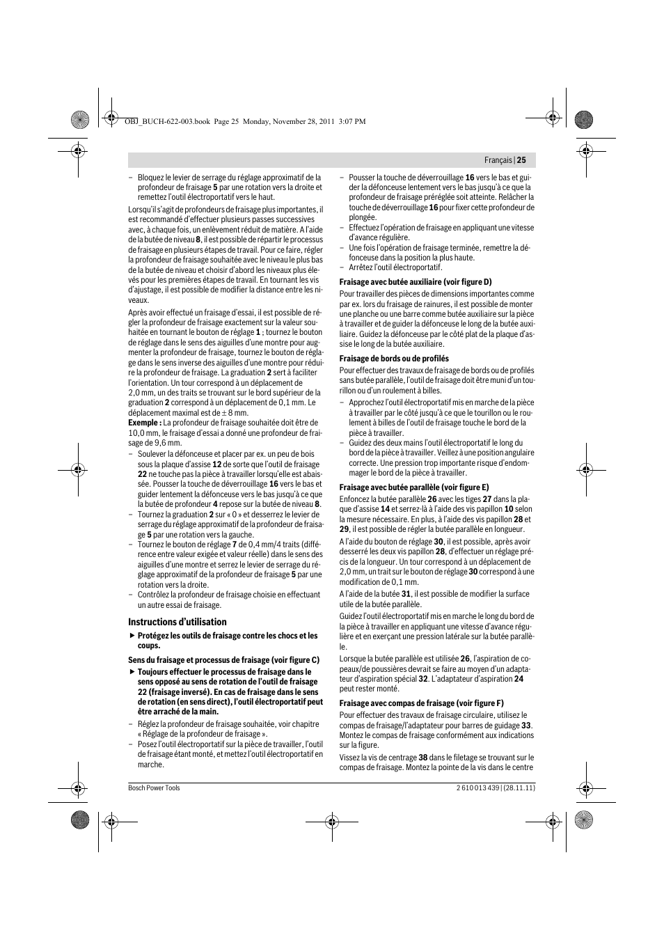 Bosch GOF 2000 CE Professional User Manual | Page 25 / 210