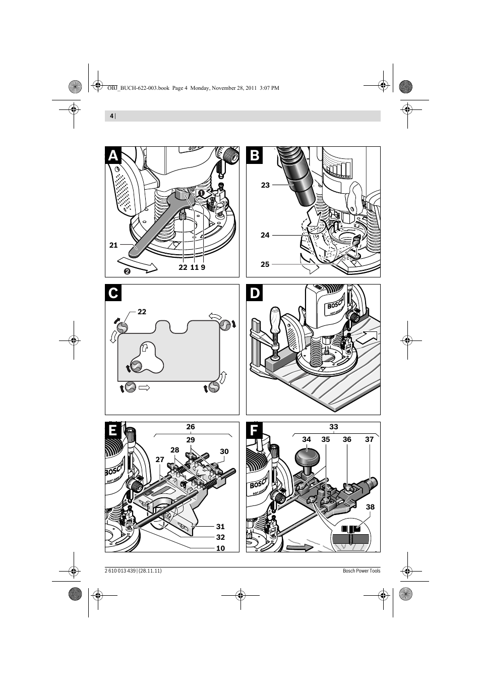 Bosch GOF 2000 CE Professional User Manual | Page 4 / 210