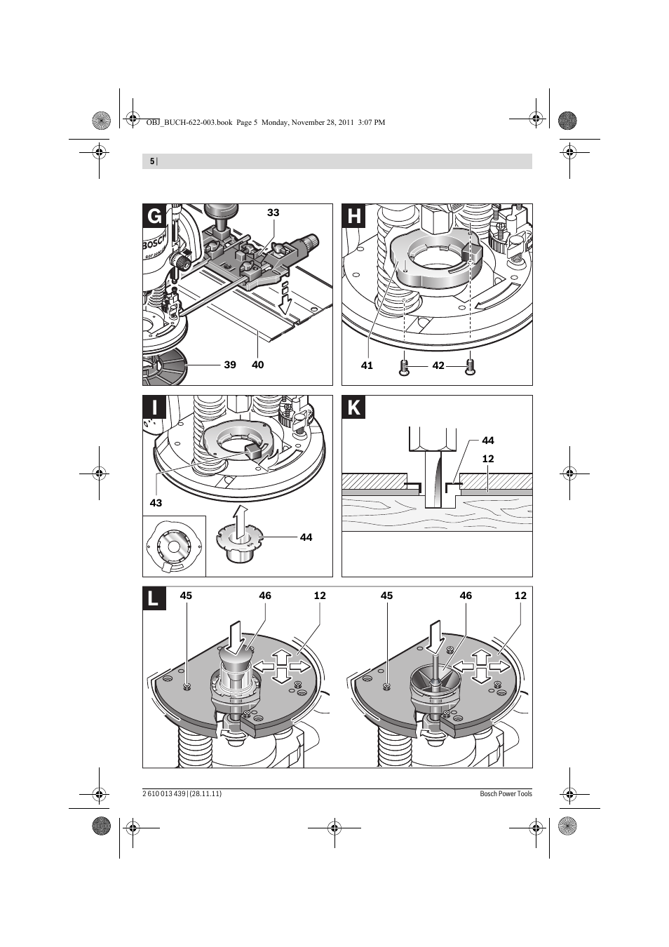 Lk i h g | Bosch GOF 2000 CE Professional User Manual | Page 5 / 210