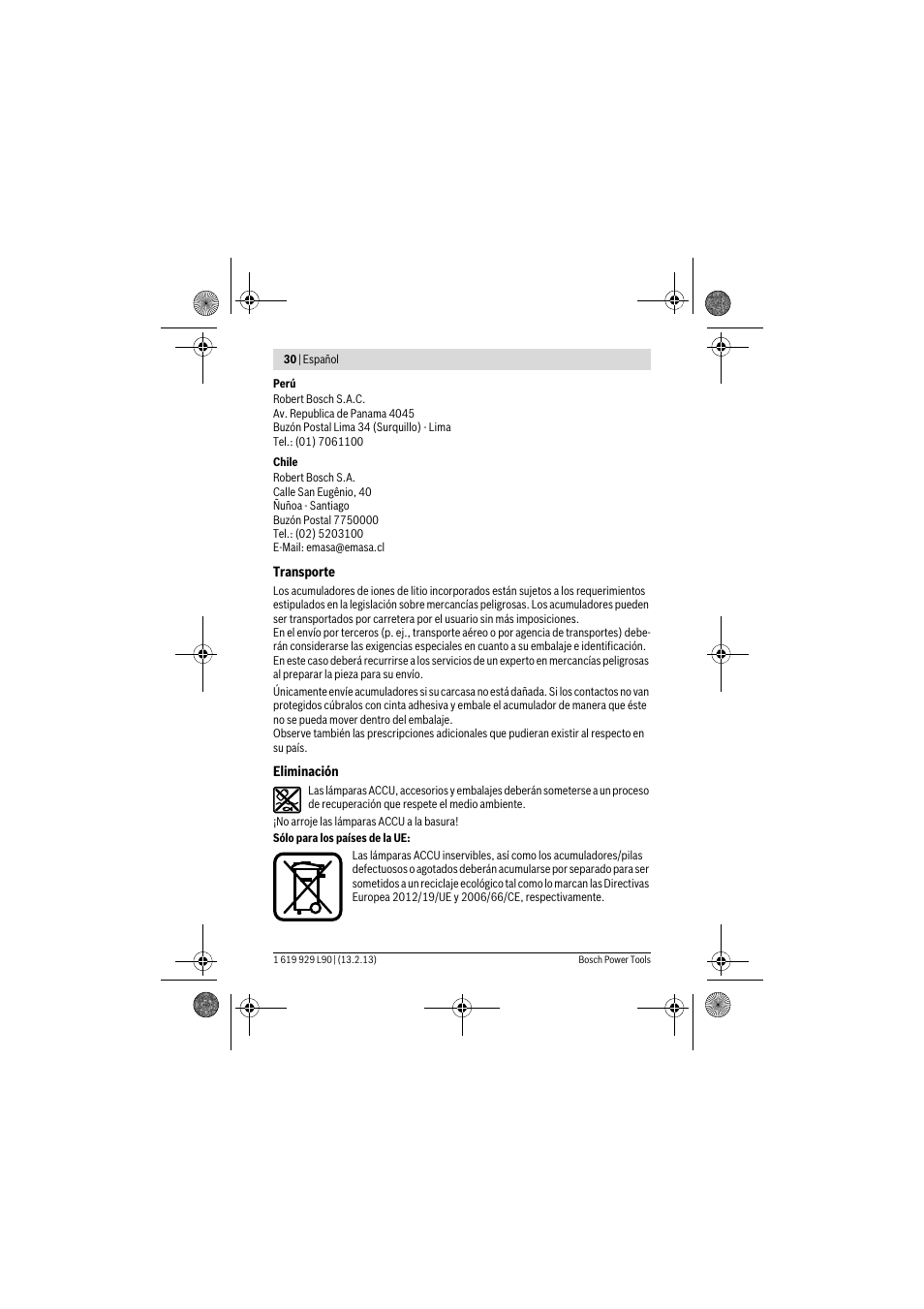 Bosch PLI 10,8 LI User Manual | Page 30 / 179