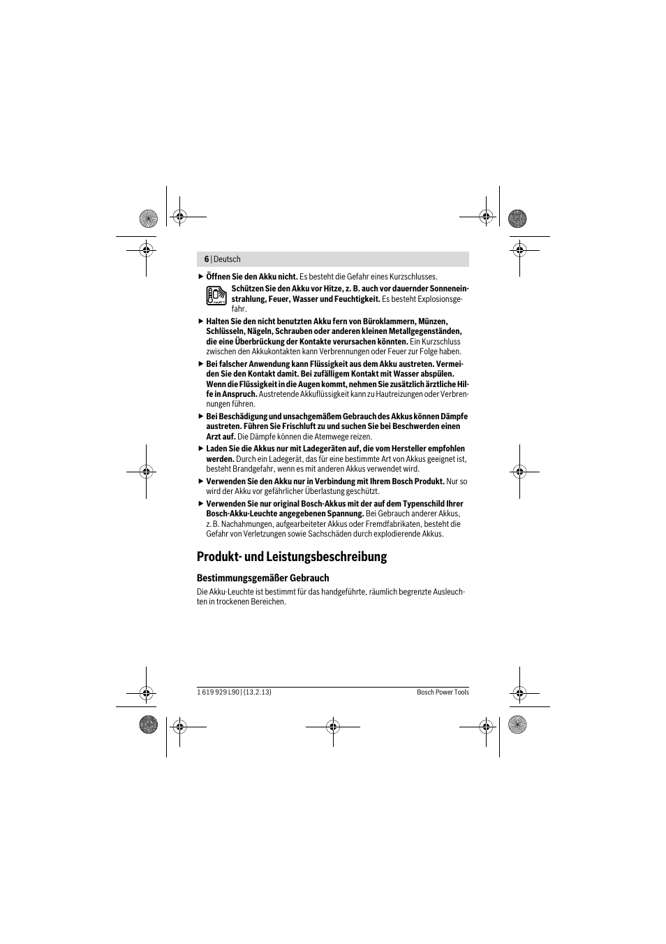 Produkt- und leistungsbeschreibung | Bosch PLI 10,8 LI User Manual | Page 6 / 179