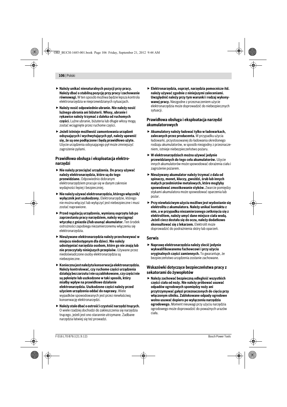 Bosch AHS 45-15 LI User Manual | Page 106 / 236