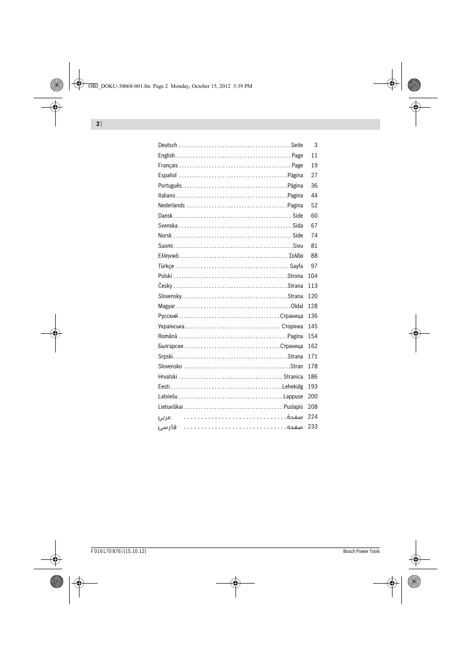 Bosch AHS 45-15 LI User Manual | Page 2 / 236