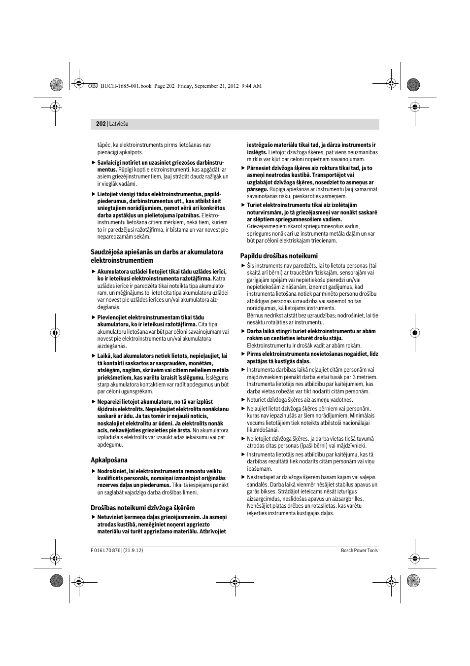 Bosch AHS 45-15 LI User Manual | Page 202 / 236