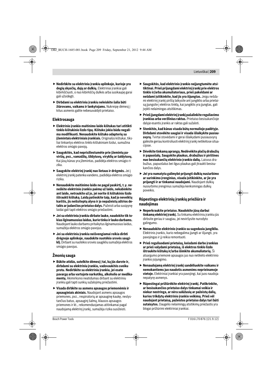 Bosch AHS 45-15 LI User Manual | Page 209 / 236