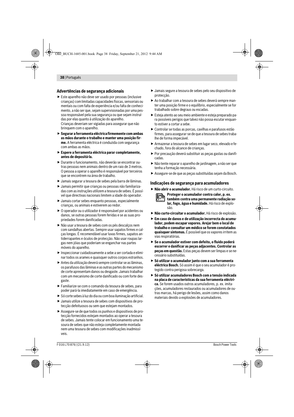 Bosch AHS 45-15 LI User Manual | Page 38 / 236