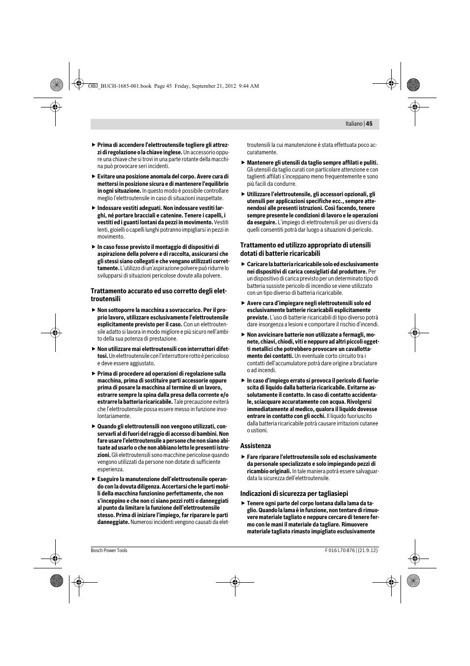 Bosch AHS 45-15 LI User Manual | Page 45 / 236