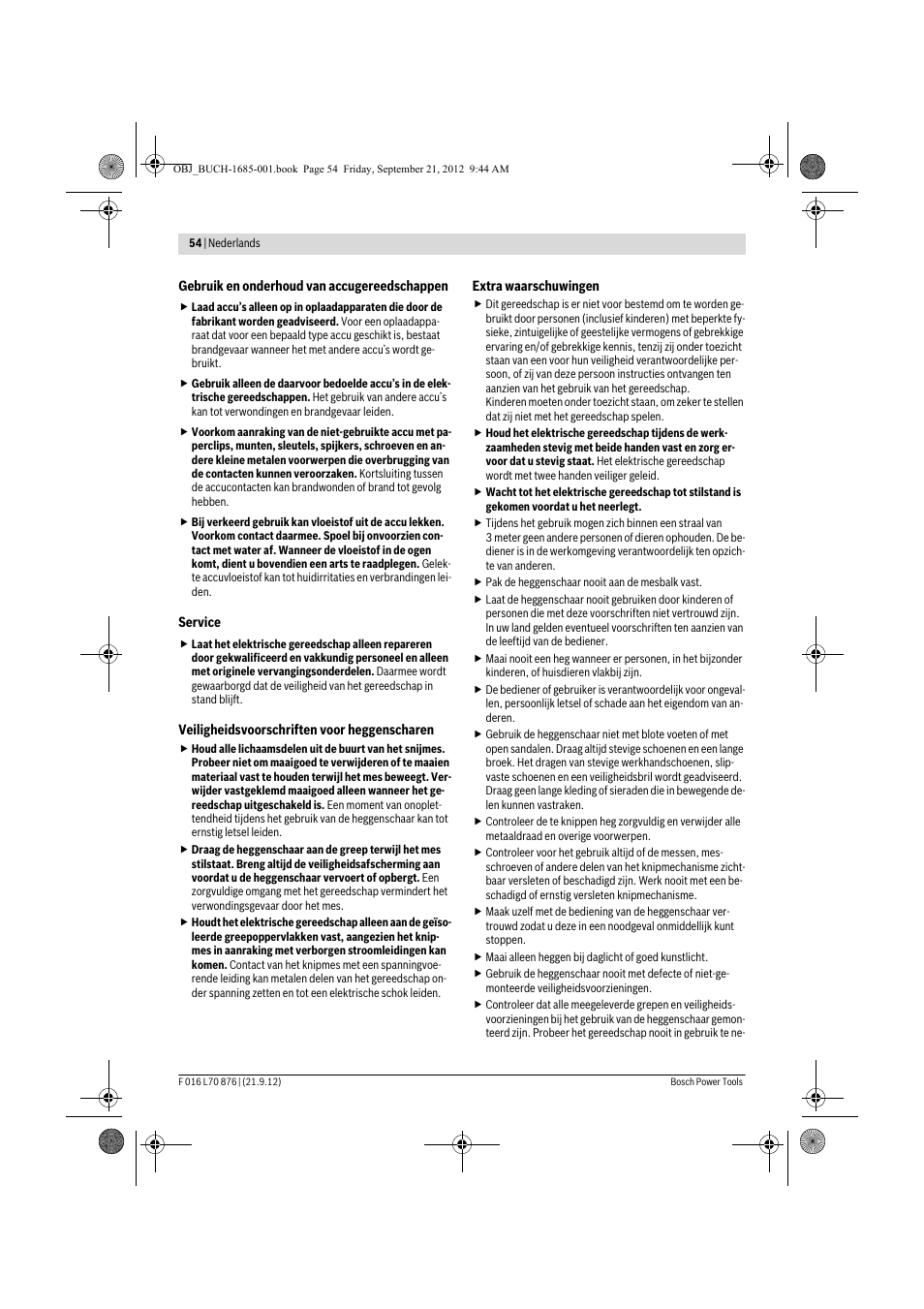 Bosch AHS 45-15 LI User Manual | Page 54 / 236