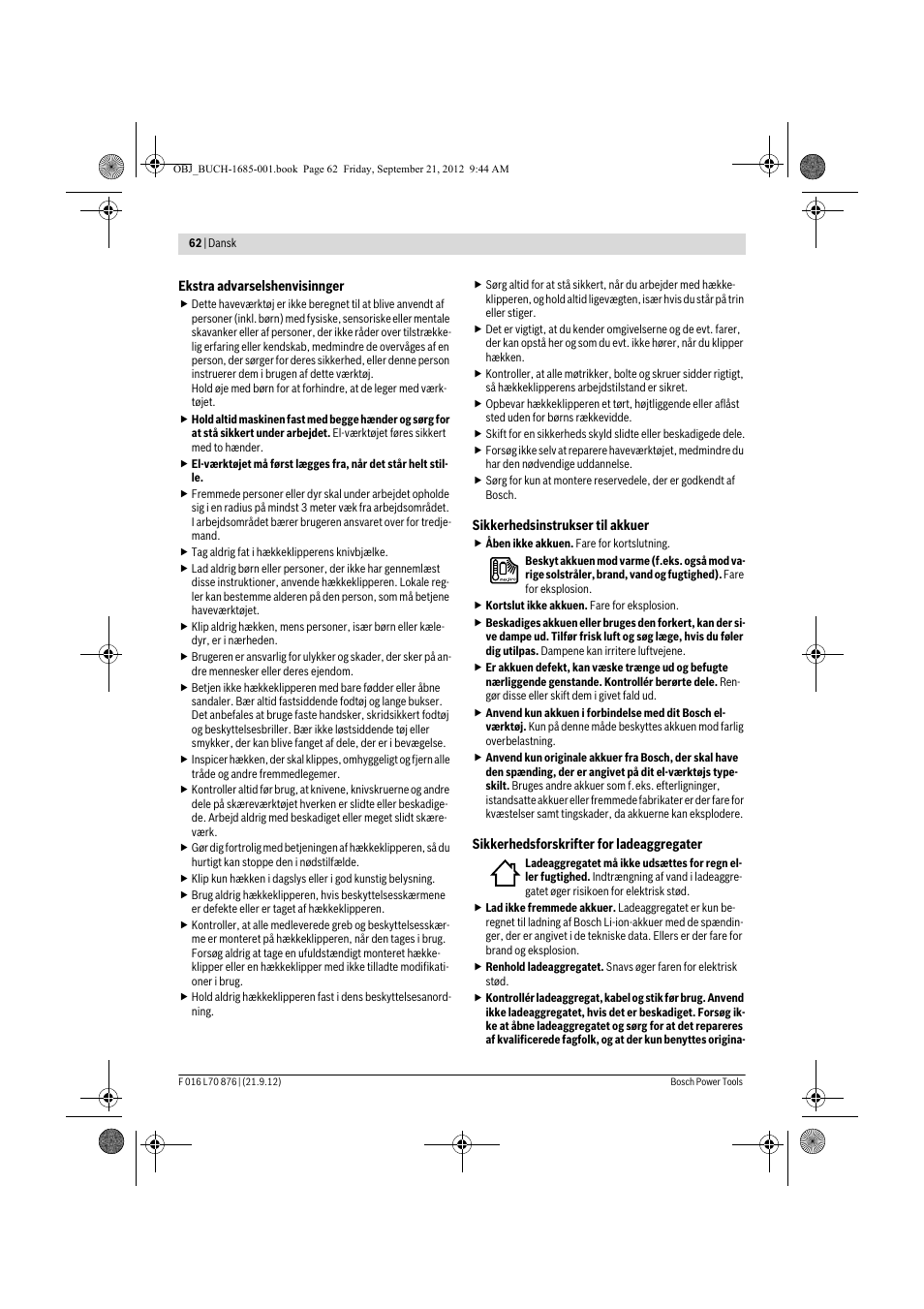 Bosch AHS 45-15 LI User Manual | Page 62 / 236